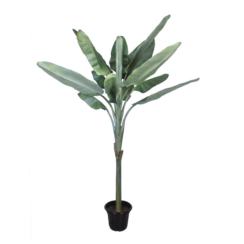 Primrue 121'' Artificial Banana Leaf Tree Wayfair.ca
